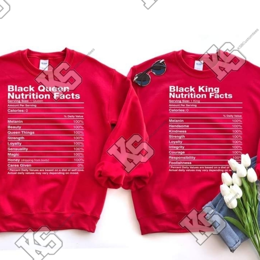 Black Queen Nutritional Facts‎ Tee